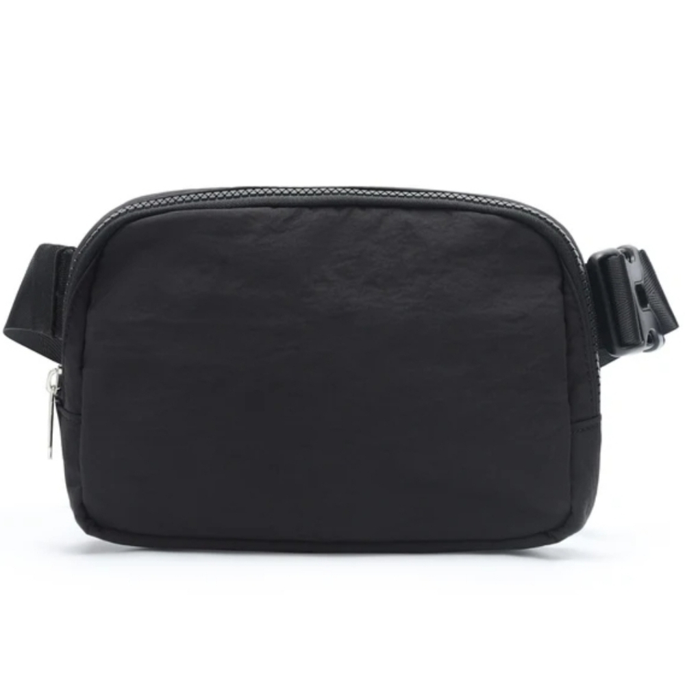Black Nylon Crossbody Bag